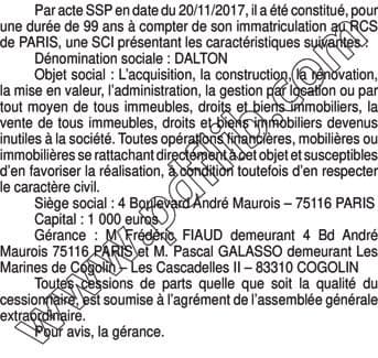 Contenu publication