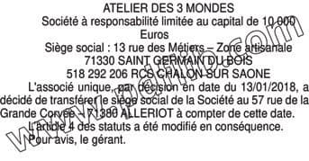 Contenu publication