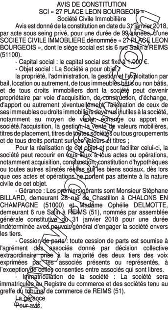 Contenu publication