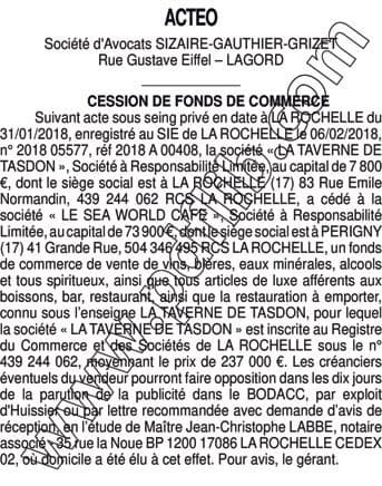 Contenu publication