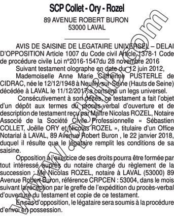 Contenu publication
