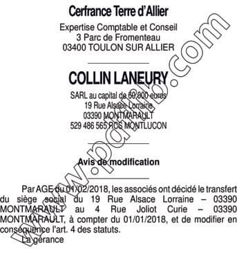 Contenu publication