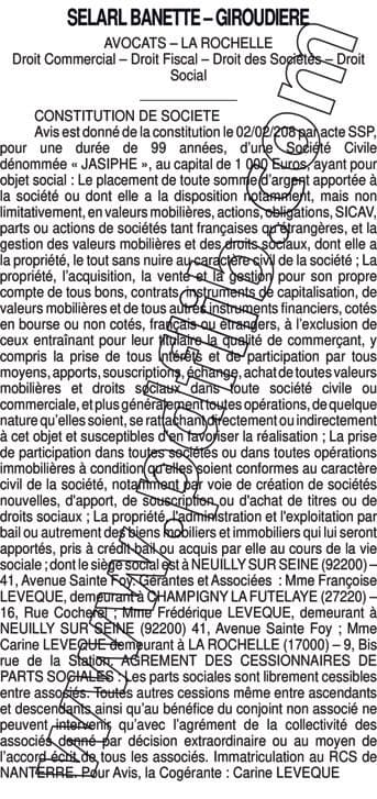 Contenu publication