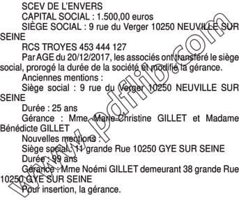 Contenu publication