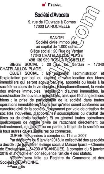Contenu publication