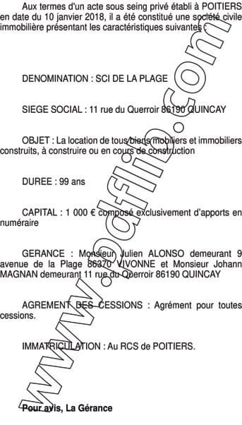 Contenu publication