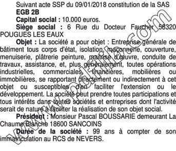 Contenu publication