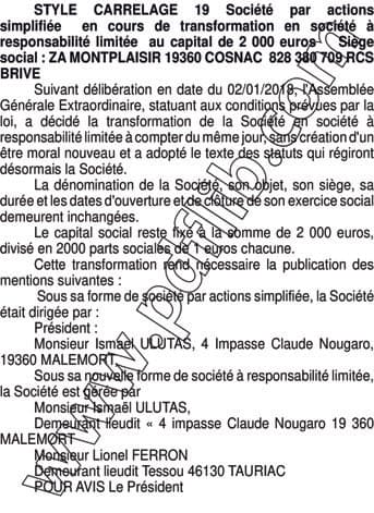 Contenu publication