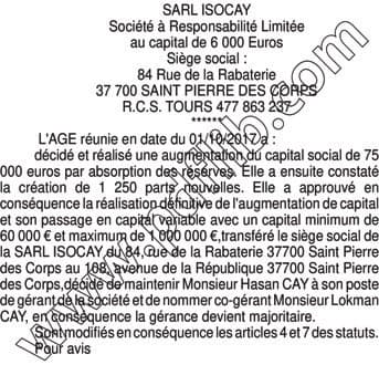 Contenu publication