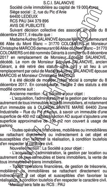 Contenu publication