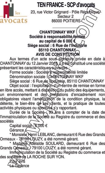 Contenu publication