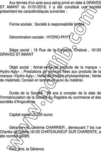 Contenu publication