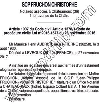 Contenu publication