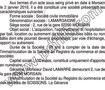 Contenu publication