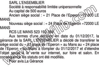 Contenu publication