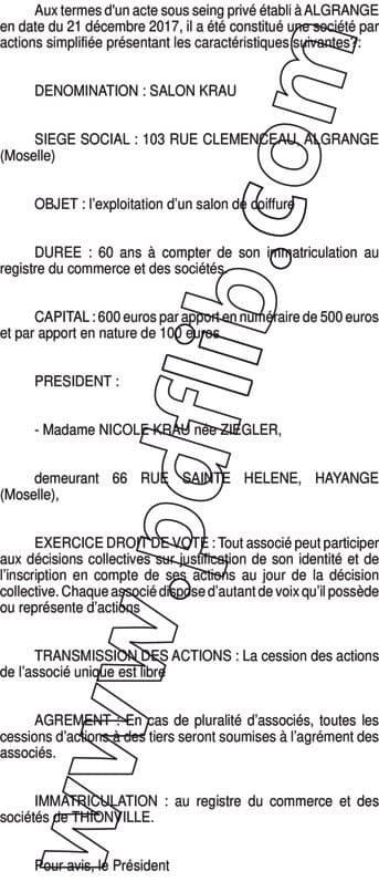 Contenu publication