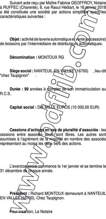 Contenu publication