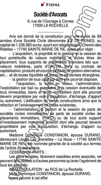 Contenu publication