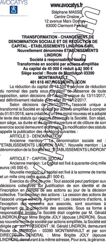 Contenu publication