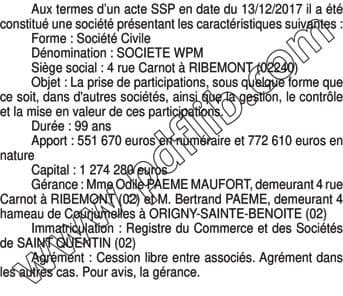 Contenu publication