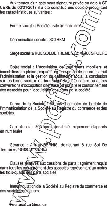 Contenu publication