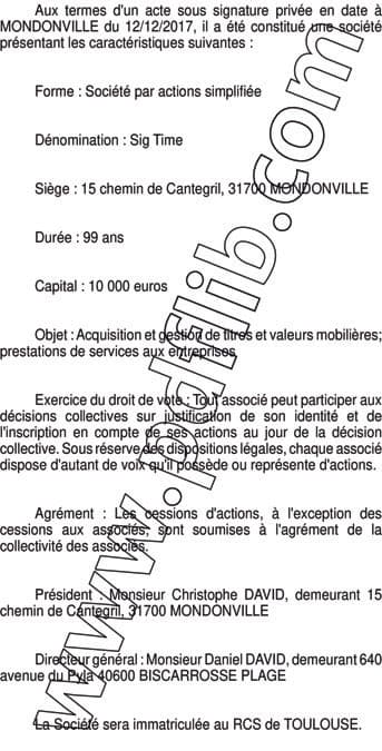 Contenu publication