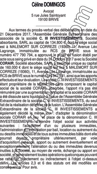 Contenu publication