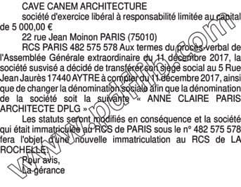Contenu publication