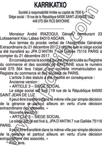 Contenu publication