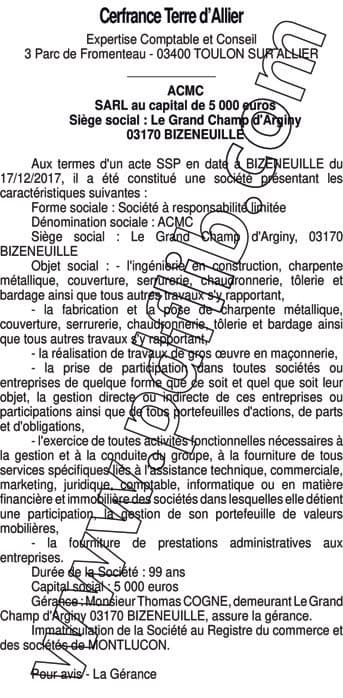 Contenu publication