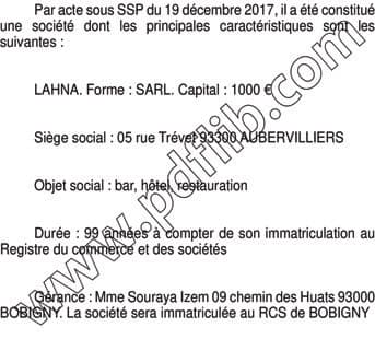 Contenu publication