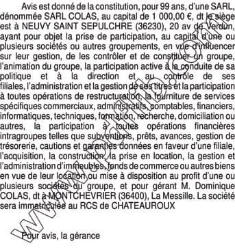 Contenu publication