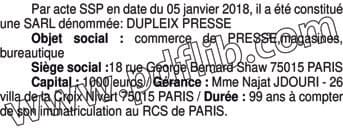 Contenu publication