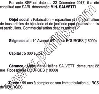 Contenu publication