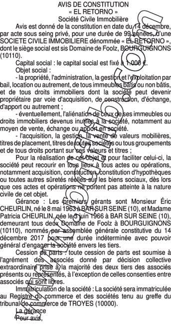 Contenu publication