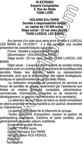 Contenu publication