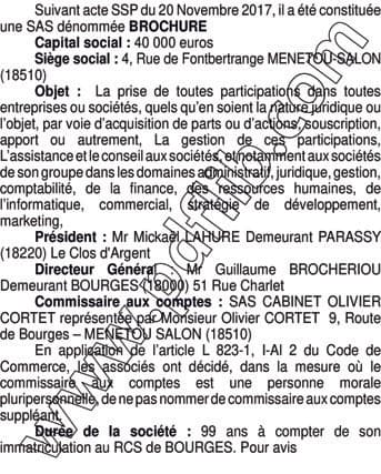 Contenu publication