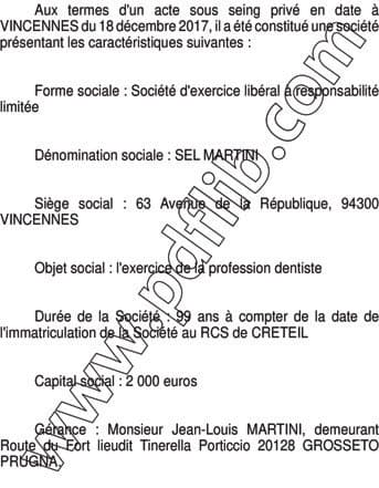 Contenu publication