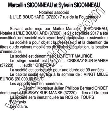 Contenu publication
