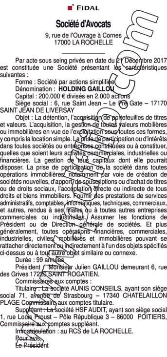 Contenu publication