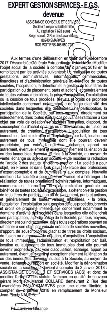 Contenu publication