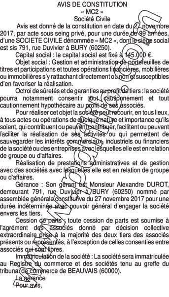 Contenu publication