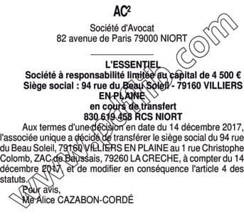 Contenu publication