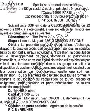 Contenu publication