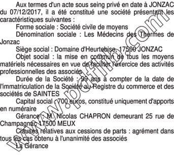 Contenu publication