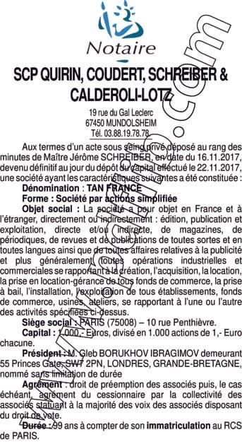 Contenu publication