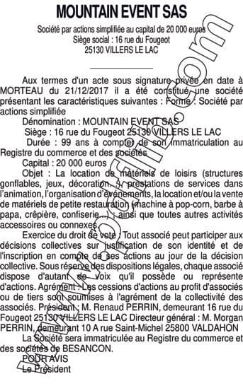 Contenu publication