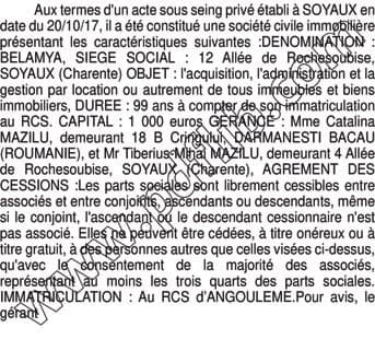 Contenu publication