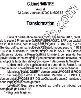 Contenu publication