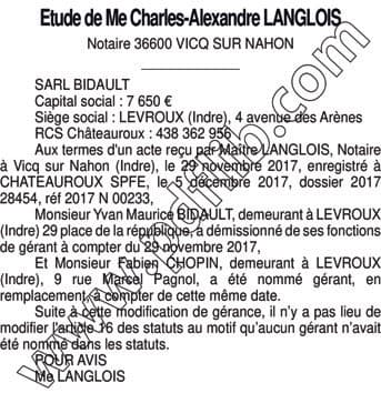 Contenu publication